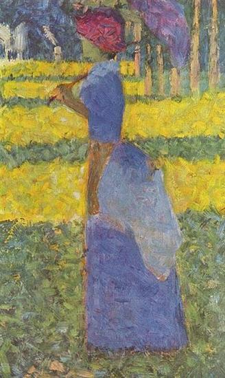 Georges Seurat Frau mit Sonnenschirm Germany oil painting art